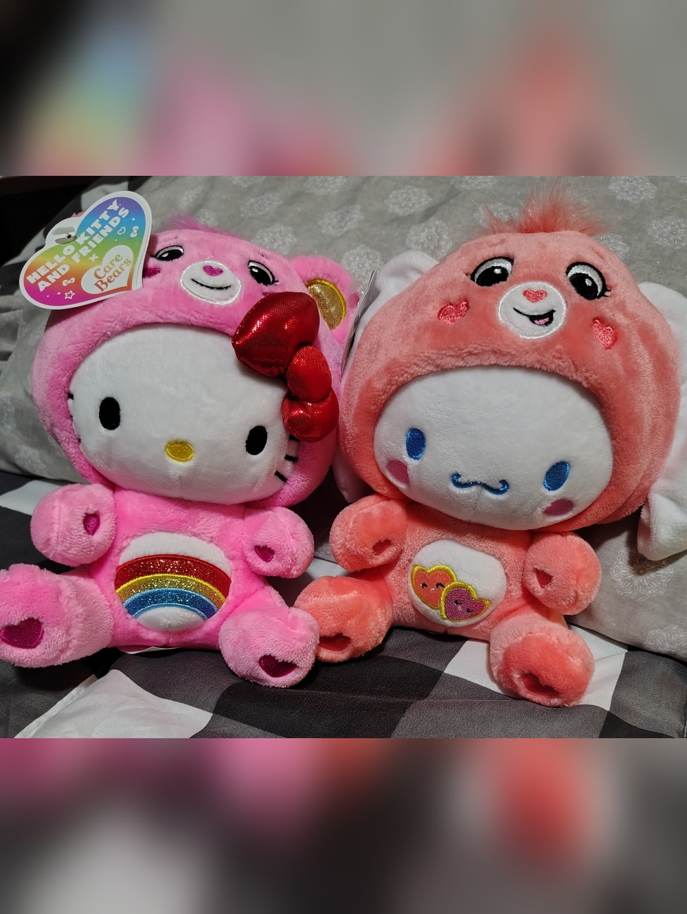 NWT Hello Kitty and Cinnamoroll Care Bears
